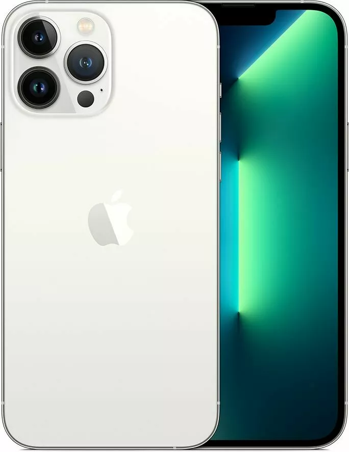 apple iphone 13 pro max srebrny front i tyl