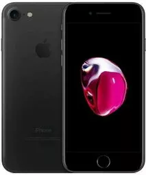 Apple iPhone 7 czarny matowy front i tył