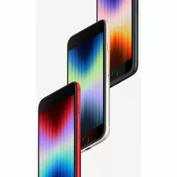Apple iPhone SE 2022 w kolorach czerwonym, księżycowej poświaty i północy front