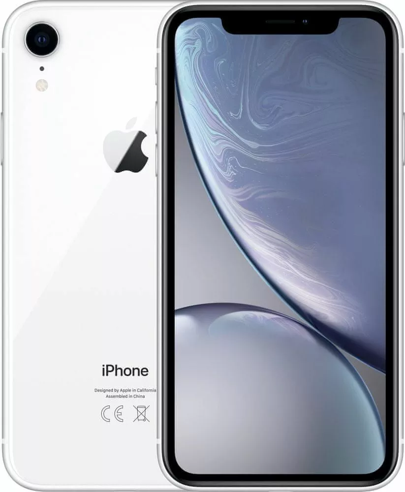 apple iphone xr bialy front i tyl