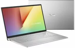ASUS VivoBook 14 X420UA srebrny front lewy bok i tył ASUS VivoBook 14 X420UA srebrny front lewy bok i tył