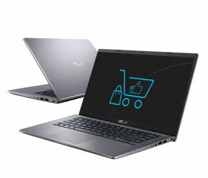 asus vivobook 14 x409fa ciemnoszary front prawy bok i tyl