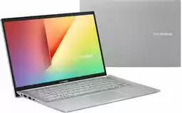 ASUS VivoBook S14 srebrny front i tył ASUS VivoBook S14 srebrny front i tył