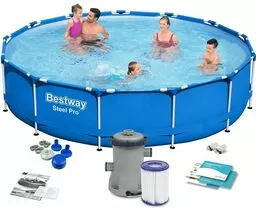 Basen stelażowy Bestway 5612E 396x84cm z pompą 7w1 Basen stelażowy Bestway 5612E 396x84cm z pompą 7w1