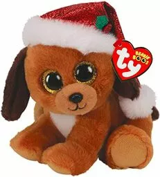 Maskotka Beanie Boos pies Boże Narodzenie
