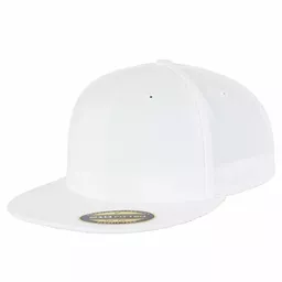 Biała czapka z daszkiem fullcap (przód) Biała czapka z daszkiem fullcap (przód)