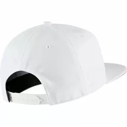 Biała czapka z daszkiem snapback (tył)