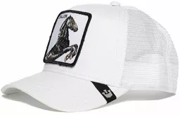 Biała czapka z daszkiem trucker hat Biała czapka z daszkiem trucker hat