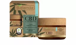 Bielenda CBD Cannabidiol 50ml krem do twarzy nawilżająco kojący na dzień i na noc Bielenda CBD Cannabidiol 50ml krem do twarzy nawilżająco kojący na dzień i na noc