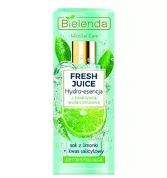 Bielenda Fresh Juice detoksykująca hydro esencja do pielęgnacji twarzy Limonka 110 ml