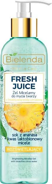bielenda fresh juice rozswietlajacy zel micelarny do twarzy