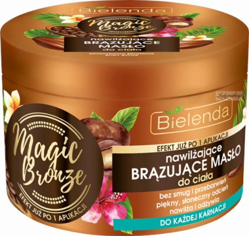 bielenda magic bronze moisturizing bronzing body butter nawilzajace brazujace maslo do ciala