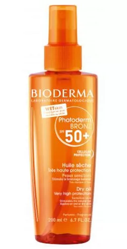 bioderma photoderm bronz huile seche spf50 ochronny olejek przyspieszajacy opalanie