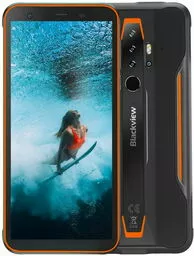 Smartfon BLACKVIEW BV6300 Pro 6 pomarańczowy front i tył