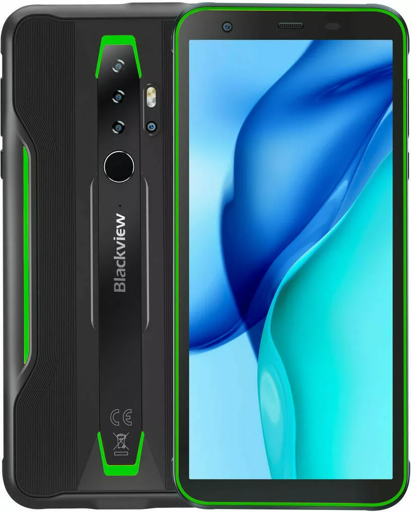 smartfon blackview bv6300 pro 6 zielony front i tyl