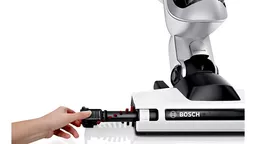 Odkurzacz Bosch Flexxo srebrny prezentacja czyszczenia odkurzacza Odkurzacz Bosch Flexxo srebrny prezentacja czyszczenia odkurzacza