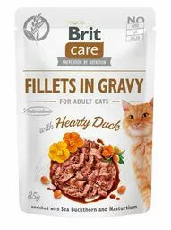 Brit Care filety w sosie z kaczką dla kota
