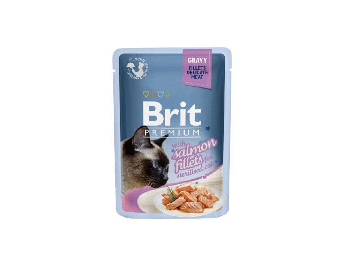 Filety Brit Premium z łososia w sosie