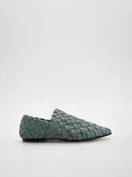 Baleriny skorzane plecione Baleriny skorzane plecione