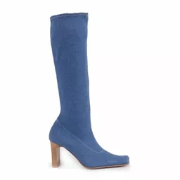 wiosenne długie buty z jeansu dla kobiety wiosenne długie buty z jeansu dla kobiety