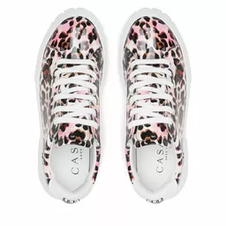 Lakierowane sneakersy w modnym zwierzęcym wzorze Lakierowane sneakersy w modnym zwierzęcym wzorze