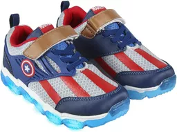 Niebieskie buty z logo Kapitan Ameryka z Marvel
