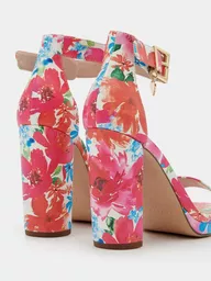 Buty na słupku Mohito w odważny kwiatowy wzór