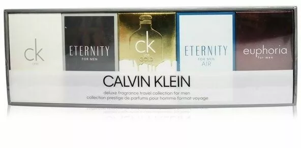 calvin klein mini set ck one 10 ml eternity for men 10 ml ck one gold 10 ml eternity for men air 10 ml euphoria for men 10 ml