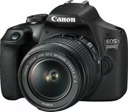 Aparat Canon EOS 2000D z obiektywem