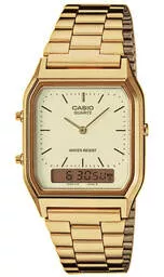 Casio AQ 230GA 9DMQYES zegarek złota koperta