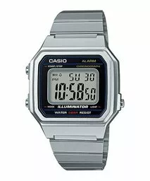 Casio B650WD 1AEF zegarek srebrna koperta