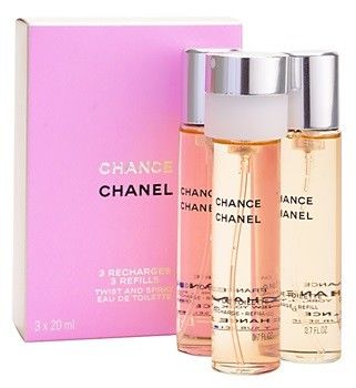 Chanel Chance woda toaletowa uzupełnienie dla kobiet 3 x 20 ml