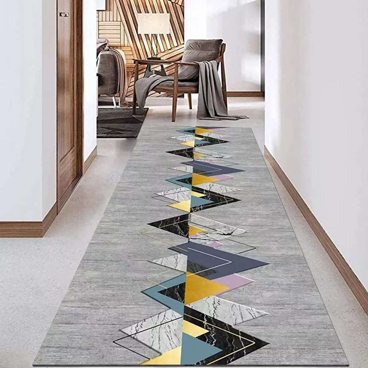 nowoczesny chodnik dywanowy