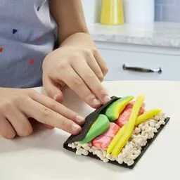 Zestaw kolorowej ciastoliny do robienia sushi Zestaw kolorowej ciastoliny do robienia sushi