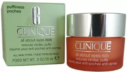 Clinique All About Eyes Rich krem pod oczy przeciw zmarszczokom obrzękom i cieniom 15 ml