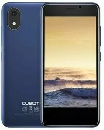 Smartfon CUBOT J10 niebieski front i tył