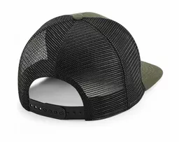 Czapka trucker zielono czarny tył Czapka trucker zielono czarny tył