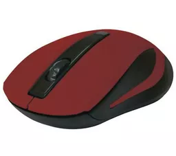 Myszka komputerowa Defender MM 605 czerwona zbliżenie na pokrętło