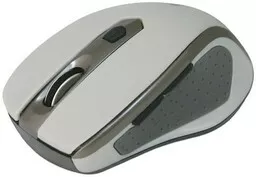Myszka komputerowa Defender Safari MM 675 beżowa lewy bok zbliżenie na pokrętło
