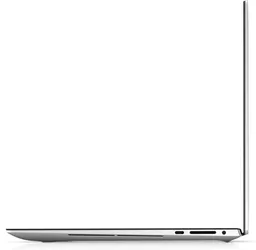 Prawy bok modelu XPS 15 z widocznym (od lewej) gniazdem USB-C, czytnikiem kart SD oraz wejściem jack combo Prawy bok modelu XPS 15 z widocznym (od lewej) gniazdem USB-C, czytnikiem kart SD oraz wejściem jack combo