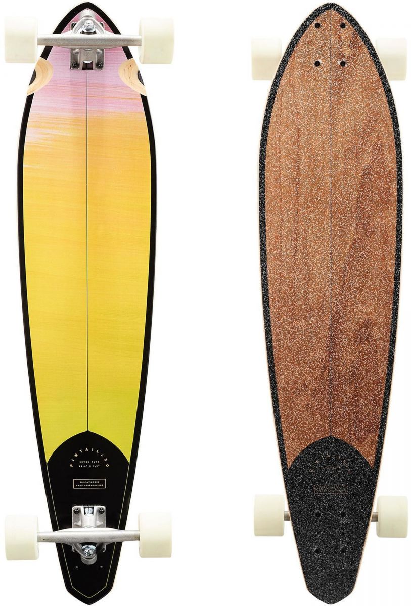 Klasyczny longboard bez żadnych kolorowych grafik Klasyczny longboard bez żadnych kolorowych grafik