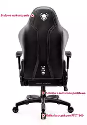 Fotel gamingowy Diablo X-One 2.0 King Size - widok z tyłu - parametry Fotel gamingowy Diablo X-One 2.0 King Size - widok z tyłu - parametry