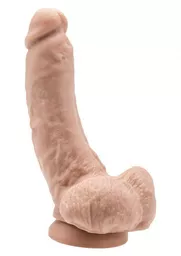 20-centymetrowe dildo z przyssawką w kolorze cielistym 20-centymetrowe dildo z przyssawką w kolorze cielistym