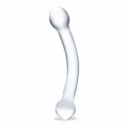 Szklane dildo przezroczyste - 6 cali długości Szklane dildo przezroczyste - 6 cali długości