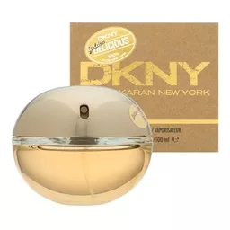 DKNY Golden Delicious woda perfumowana dla kobiet 100 ml widok na butelkę i opakowanie