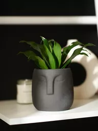 Doniczka ceramiczna w kształcie głowy Doniczka ceramiczna w kształcie głowy