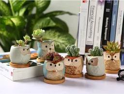 Doniczki ceramiczne sówki Doniczki ceramiczne sówki
