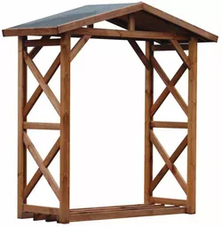 Drewutnia 180x68x212 cm brązowa Werth Holz Drewutnia 180x68x212 cm brązowa Werth Holz