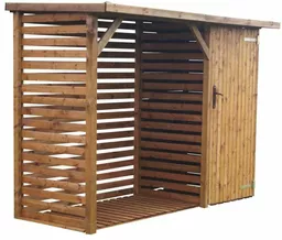 Drewutnia z szafą 265x120x194 cm Werth Holz Drewutnia z szafą 265x120x194 cm Werth Holz