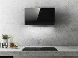 ELICA Okap przyścienny SUPER PLAT BL F 80 na ścianę nad kuchenką czarny kolor
